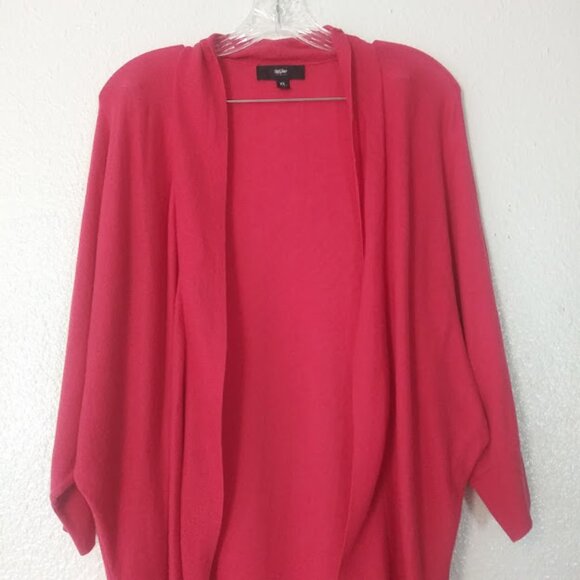 Mossimo women's size XL pink cardigan sweater - Picture 2 of 13